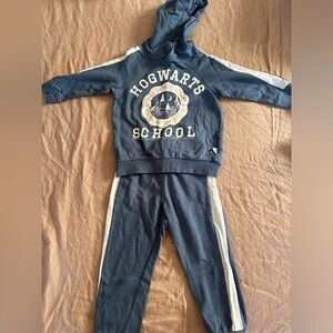 H&M x Harry Potter blue sweat set hoodie and sweatpants 3T